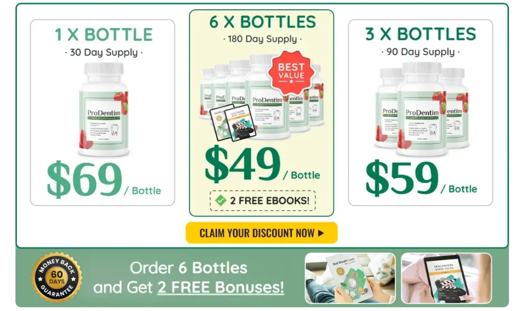 prodentim oral probiotics price