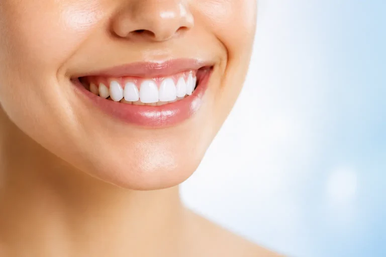 healthy gums and teeth natural smile oral health supplements concept